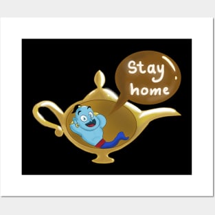 Stay home funny tshirt Posters and Art